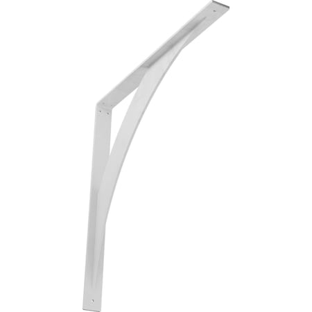 Ekena Millwork Legacy Steel Bracket, Hammered White 2"W x 24"D x 24"H BKTM02X24X24LEHWH